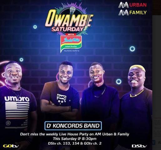 D Konkords Band for Owambe(DSTV)