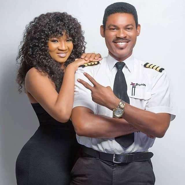 Omotola and her husband, Capt Matthew Ekeinde [Credit: Instagram/Omotola Jalade-Ekeinde]