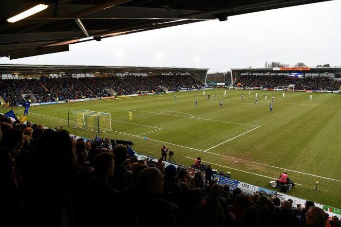 Empty stands, empty pockets: English lower-division clubs, such as Shrewsbury, will have salary caps next season