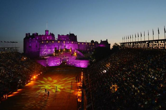 Edinburgh's Military Tattoo, performed on the esplande of Edinburgh Castle, is one of several August festivals in the Scottish capital cancelled this year