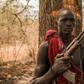 A young herdsman from the Dinka tribe poses with a semi-automatic weapon. Guns are rife in rural South Sudan, for self-protection or defence against cattle raiders