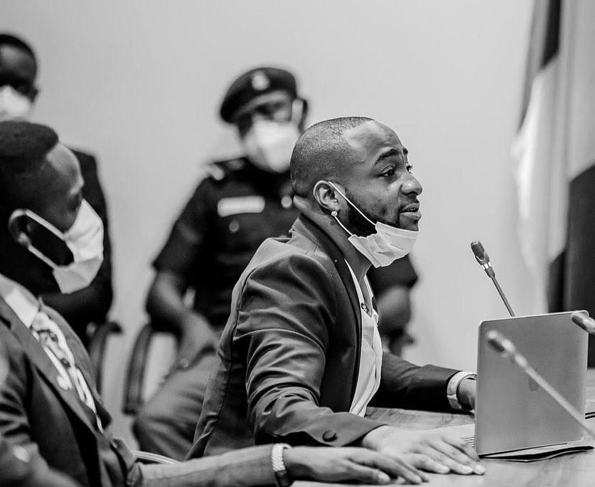 According to Davido, the country needs law and order for things to change. [Instagram/DavidoOfficial]