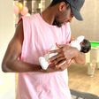 Wilfred Ndidi and his baby Jaina