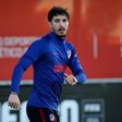 Atletico Madrid right-back Sime Vrsaljko had material removed from his knee left behind in an old operation