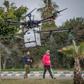 Morocco is trialling high tech solutions like disinfectant-spraying drones to help fight the new coronavirus