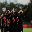 MLS players hold a silent Black Lives Matter ceremony before the league's restart tournament in Orlando