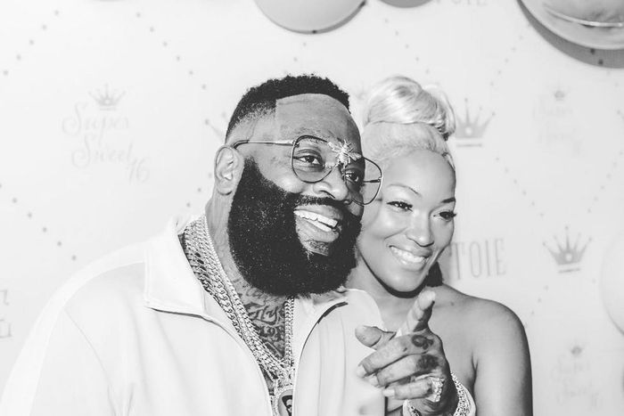 Rick Ross and his baby mama Briana Camille [Instagram/TheRealBrainaCamille]