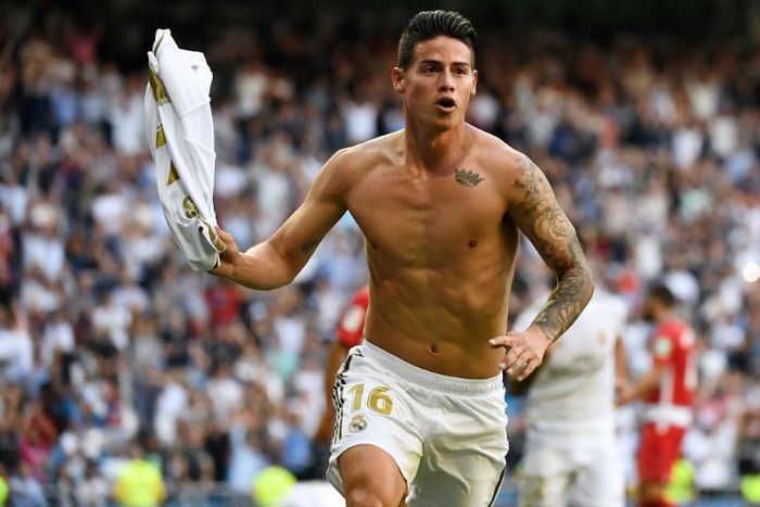 Box office: James Rodriguez is the star attraction after another big-spending transfer window from Everton