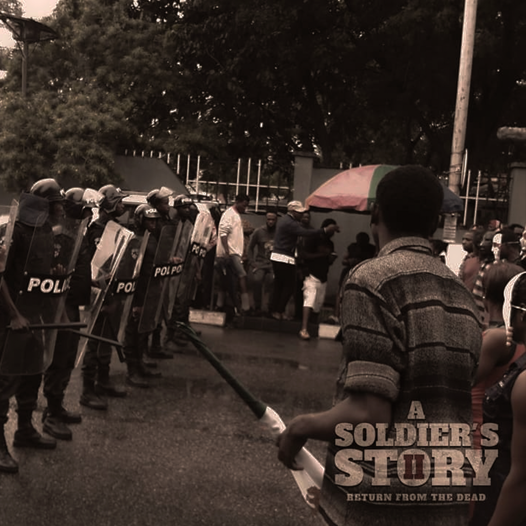 BTS from ''A Soldier Story: Return From The Dead' [Three Public Relations]