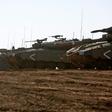 Israeli forces, seen here in the annexed Golan Heights, have launched hundreds of attacks in Syria, often targeting Iran-backed forces