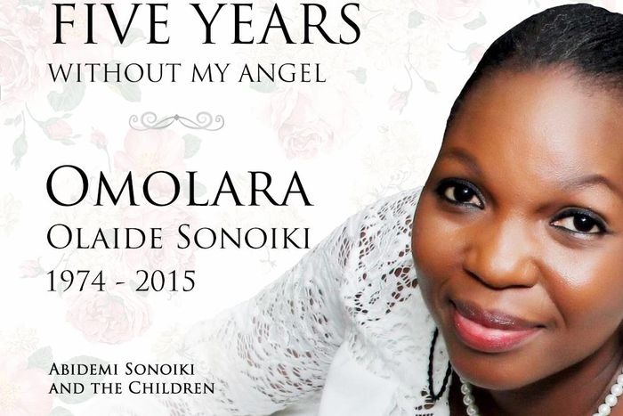 Omolara Sonoiki - 5 years gone but never forgotten