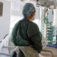 Medical staff in intensive care routinely wear full protective equipment