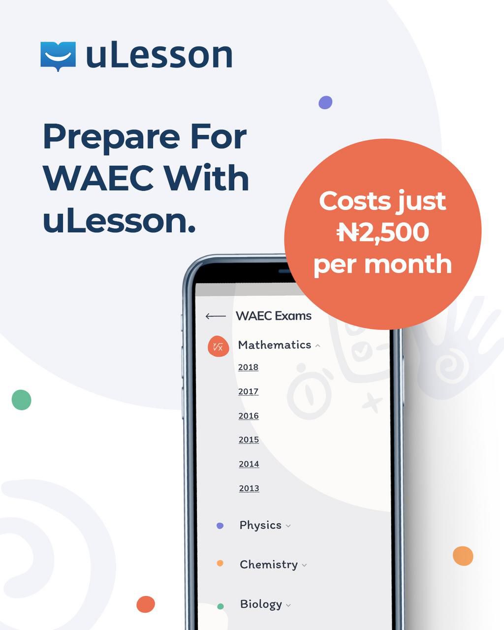 uLesson App – Helping students crack WAEC exams
