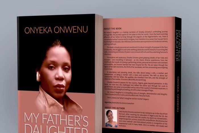 Onyeka Onwenu set to release memoir: My Father's Daughter