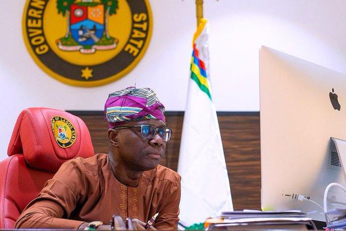 Lagos state Governor, Babajide Sanwo-Olu. [Twitter/@jidesanwoolu]