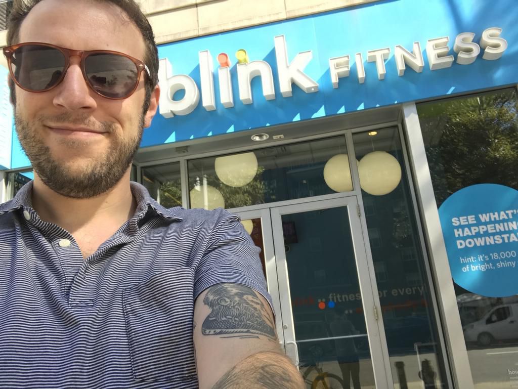 The author, triumphant.