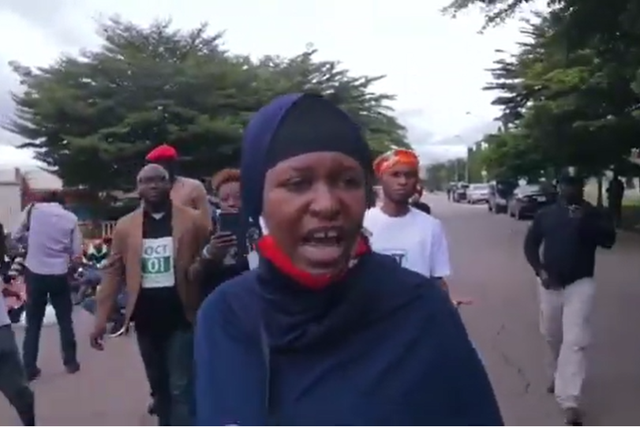 Aisha blows hot on Security forces; Y7ou won't believe what she said [VIDEO]