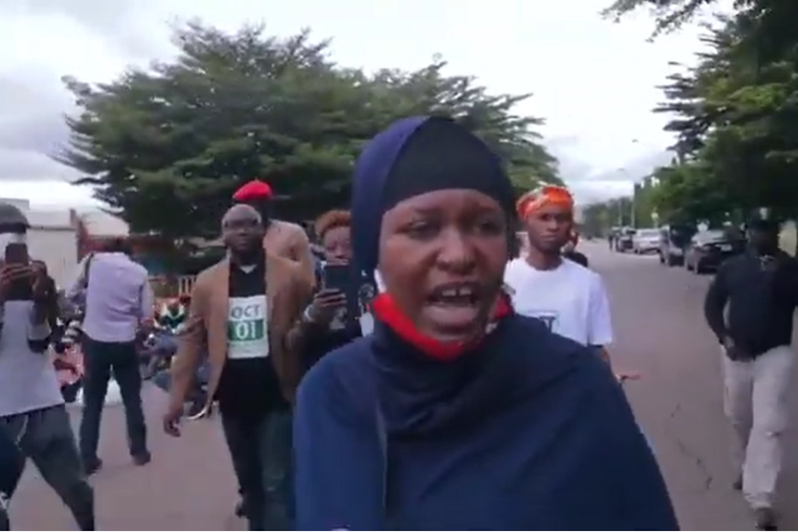 Aisha blows hot on Security forces; Y7ou won't believe what she said [VIDEO]