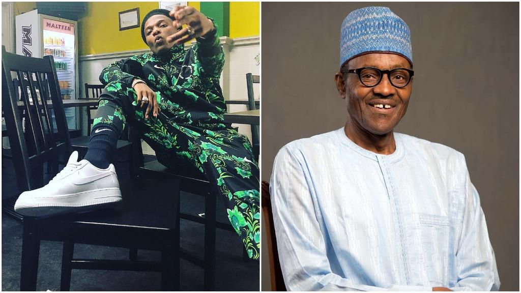 The music star wants the president and his vice to resign from office over their 'incompetence.' [Instagram/WizKidDayo]