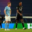 Kevin De Bruyne's goal was not enough for Manchester City to beat Lyon