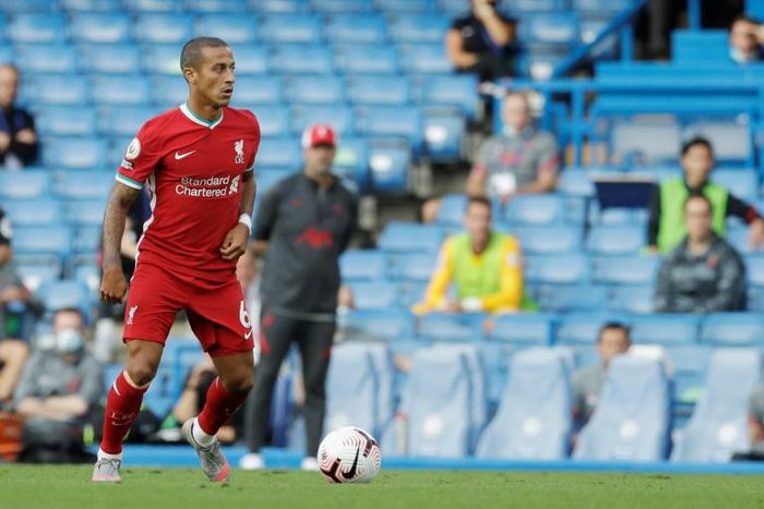 Liverpool's Thiago Alcantara has tested positive for coronavirus