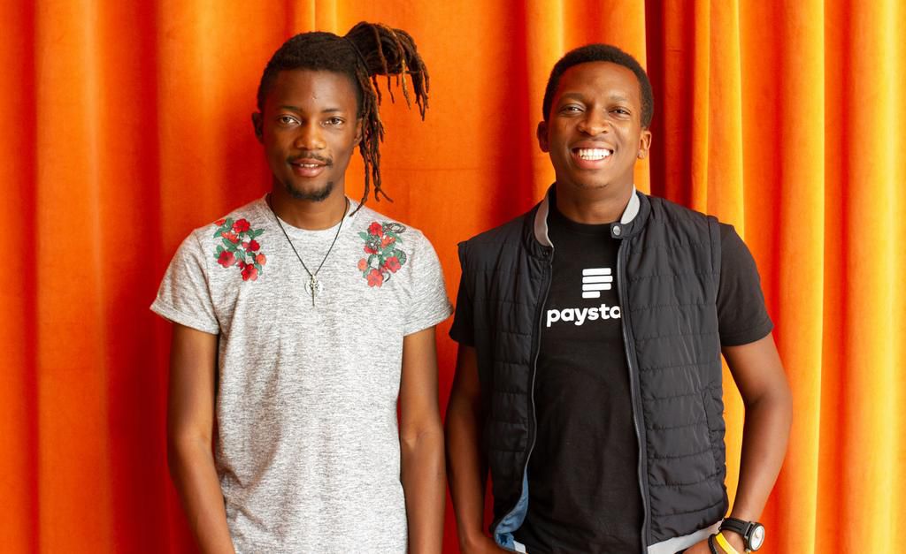 Paystack co-founders, Shola Akinlade (Right) and Ezra Olubi (Left). Credit: Techcrunch