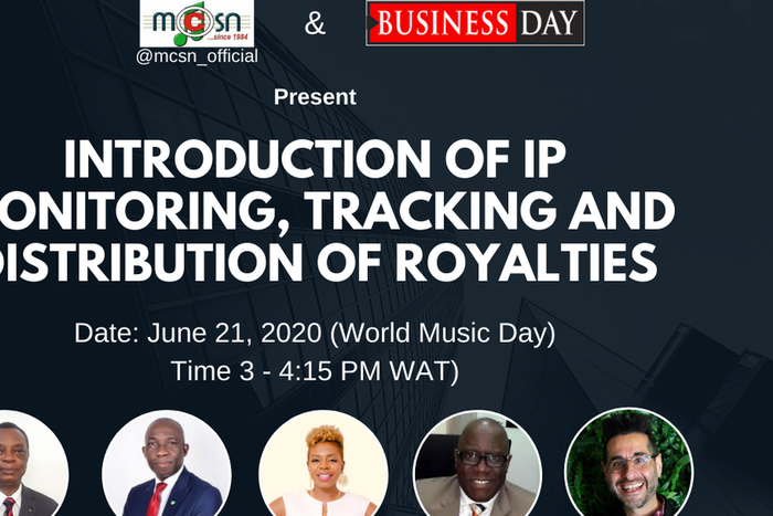 MCSN in association with Business Day present “Introduction of IP monitoring, tracking and royalty distribution" webinar