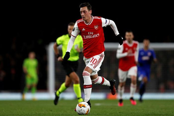 Arsenal's German midfielder Mesut Ozil