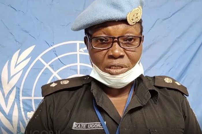 Nigerian-policewoman, Catherine Ekwutosi Ugorji selected for the UN award. (TMZNaija)