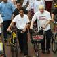 Boris Johnson, seen in his mayor of London days on a visit to Jakarta, says the coronavirus is a 'wake-up call' to the risks of being overweight and junk food advert bans and more biking can help tackle the issue