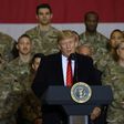 President Donald Trump made a surprise Thanksgiving day visit to US troops in Afghanistan last year