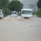Reports said 75,000 residents were ordered to evacuate their homes, with nearly 100 people stranded