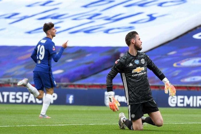 Manchester United goalkeeper David De Gea suffered a Wembley nightmare against Chelsea