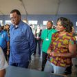 Namibia President Hage Geingob (C) admits to breaching his own lockdown rules