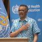 The WHO's chief Tedros Adhanom Ghebreyesus said that on May 19, 2020 (pictured), there were "106,000 cases reported to WHO -- the most in a single day since the outbreak began"