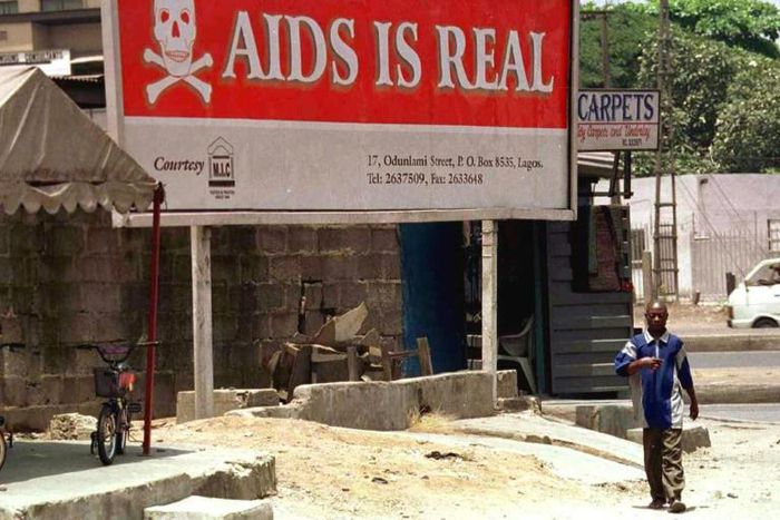 In 2018 -- the latest figures given -- an estimated 470,000 people died of AIDS-related deaths in sub-Saharan Africa