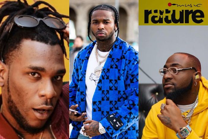 Burna Boy and Davido reportedly set to feature on Pop Smoke's posthumous album which drops on Friday. (Twitter/MusicRature)