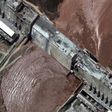 Egypt and Sudan fear the dam could starve them of water (satellite image by Maxar Technologies)