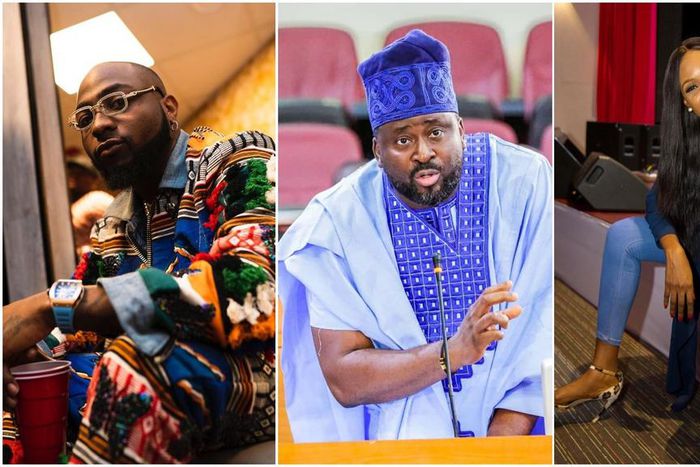 Celebrities express disappointment over Desmond Elliot's comments during session at the state house of assembly [Instagram/DavidoOfficial] [Instagram/DesmondElliot]