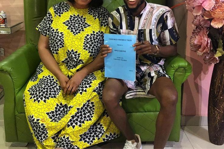 BrightO will star alongside Chinyere Wilfred in the upcoming film titled 'Spellbound' [Instagram/@brighto]
