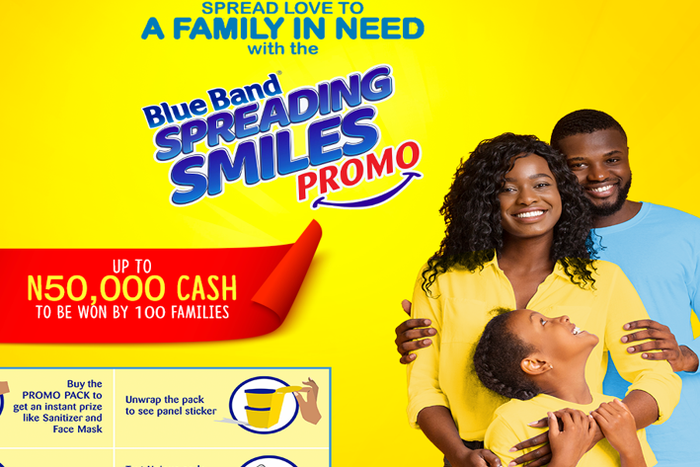 Blue Band Twin Tub Pack is spreading smiles and giving 100 families N5,000,000! And you get to nominate which family benefits!