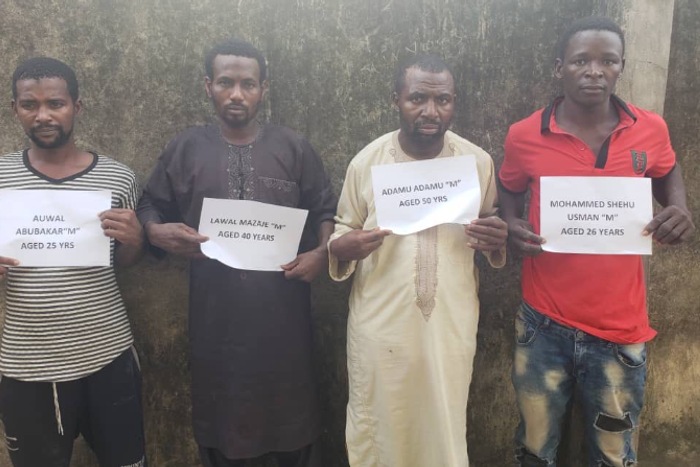 Police arrest 4 suspects over Mrs Funke Olakunrin’s murder. (NPF)