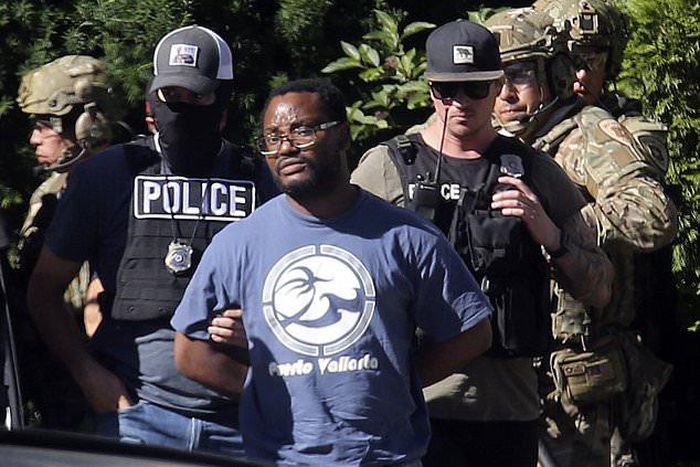 Ayoola Ajayi was taken into custody on June 28 [Kristin Murphy/AP]