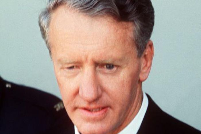 Ian Smith, the former leader of rebel Rhodesia, pictured in July 1971