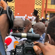 Obaseki addressing reporters after casting his vote (TheCable)