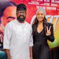 Temi Otedola and Kunle Afolayan at the premiere of 'Citation' movie [Instagram/@temiotedola]