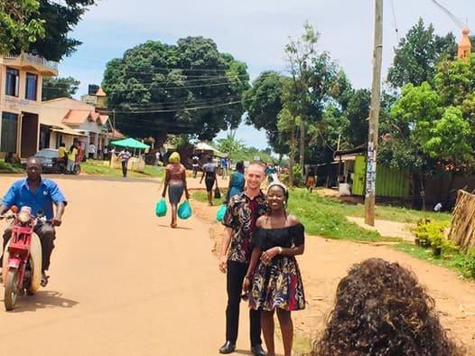Couple trek home after a simple COVID-19 wedding, pastor arrives  on a bicycle (photos)