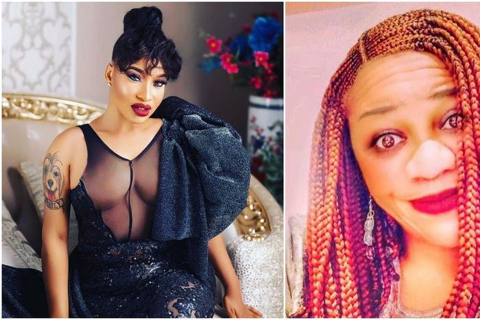 Dikeh and Korkus made the headlines late in 2019 when they dragged each other on social media over various claims including fraud and stealing of an undisclosed celeb's boyfriend. [Instagram/TontoDikeh] [Instagram/Officialstelladimokokorkus]