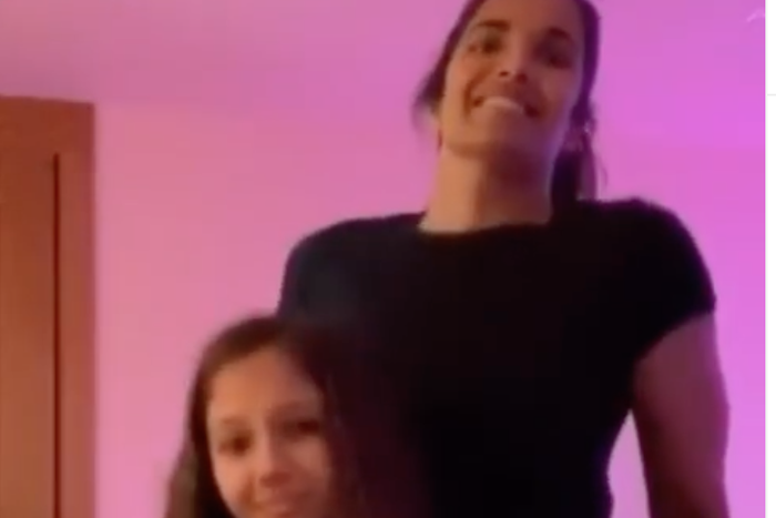 Padma Lakshmi Twins With Daughter In TikTok Dance