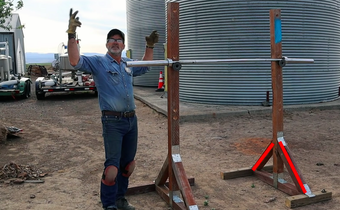 This Guy Built His Own Half Rack Out of Lumber